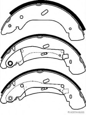 Комплект тормозных колодок QH Benelux 007720