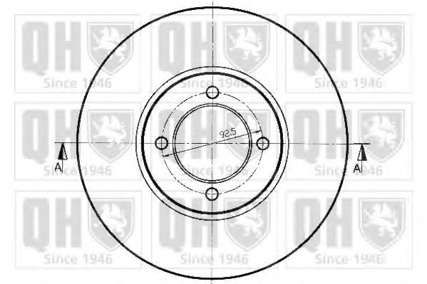 Тормозной диск BACHMANN 0610