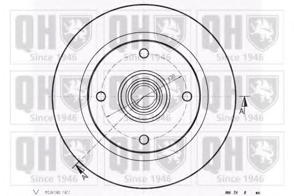 Тормозной диск RAYBESTOS 9000