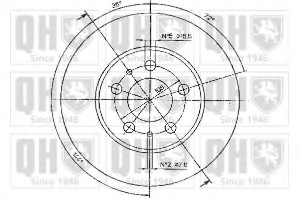 Тормозной диск SEBRO 7240