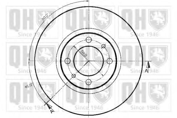 Тормозной диск BACHMANN 0810