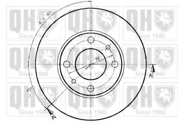 Тормозной диск BACHMANN 0510