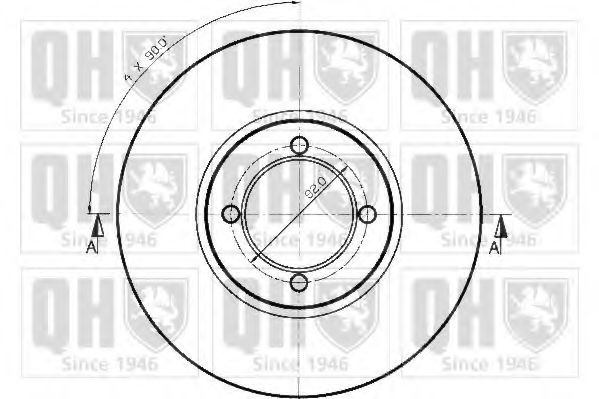 Тормозной диск BACHMANN 1414