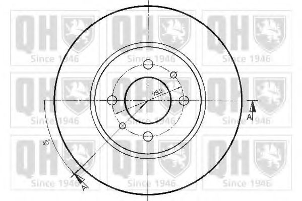 Тормозной диск BACHMANN 0511