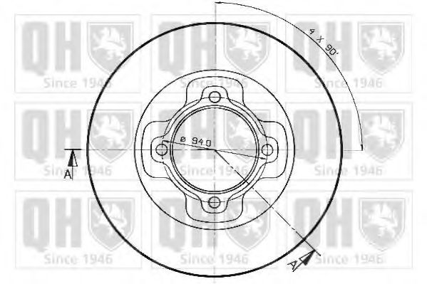 Тормозной диск BACHMANN 1011