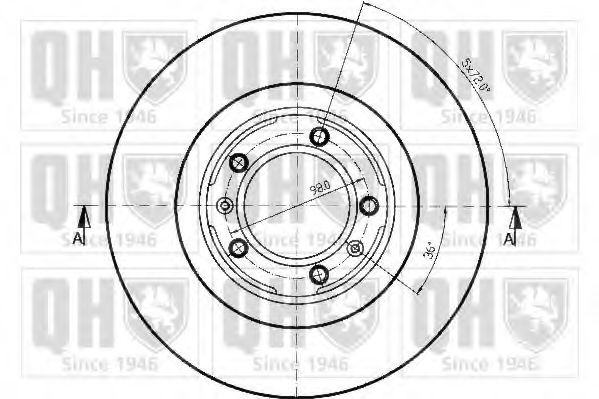 Тормозной диск SEBRO 2226