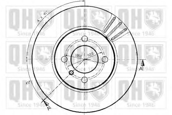 Тормозной диск BACHMANN 0320