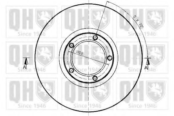 Тормозной диск BRAKE PARTS INC. 952110