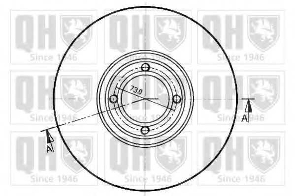Тормозной диск SEBRO 2266
