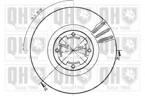 Тормозной диск BACHMANN 1911