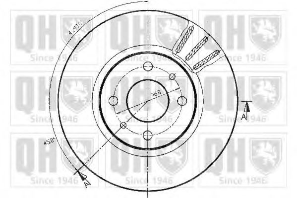 Тормозной диск SEBRO 3211