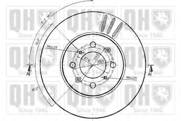 Тормозной диск BACHMANN 0715