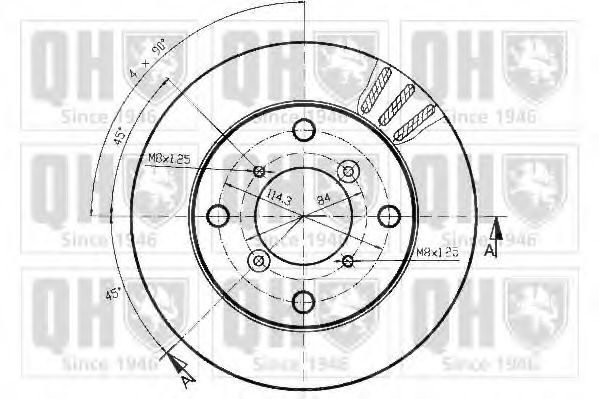 Тормозной диск AE ADK84307