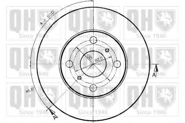 Тормозной диск AE ADT34361