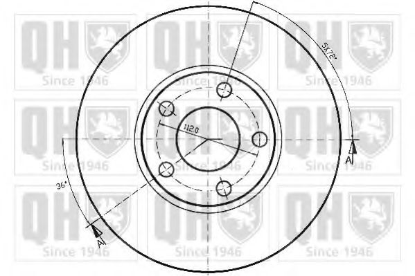 Тормозной диск BENDIX 345119