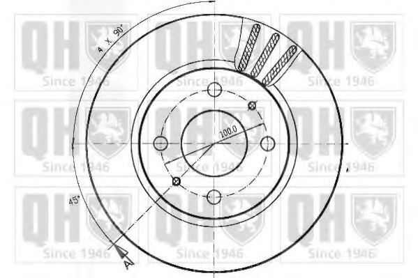 Тормозной диск BRAKE PARTS INC. 953720
