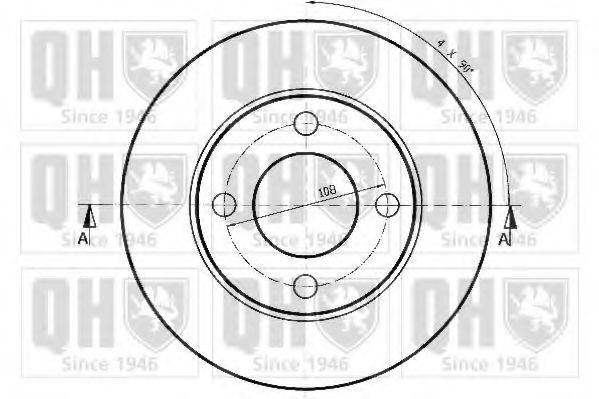 Тормозной диск BENDIX 345198