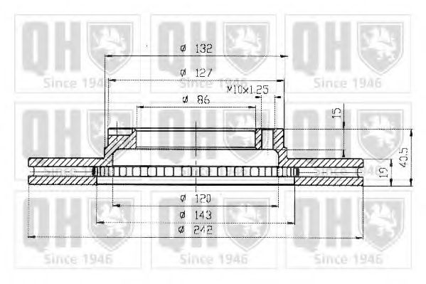 Тормозной диск IPI 181