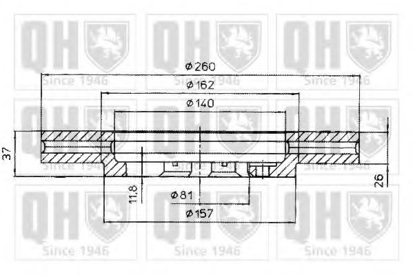 Тормозной диск AE ADN14337