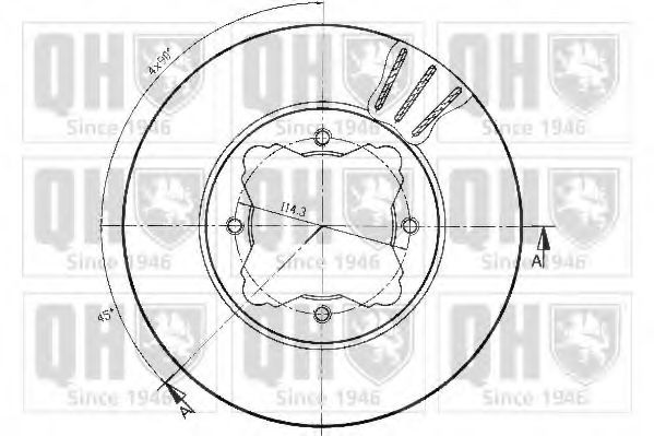 Тормозной диск AE ADH24333