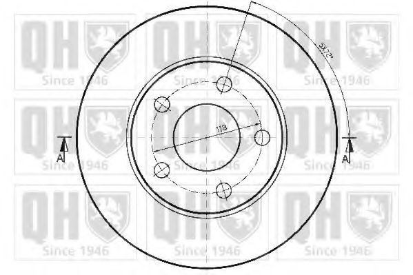 Тормозной диск IPI 1376