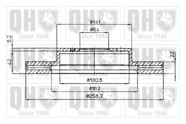 Тормозной диск AE ADT34331