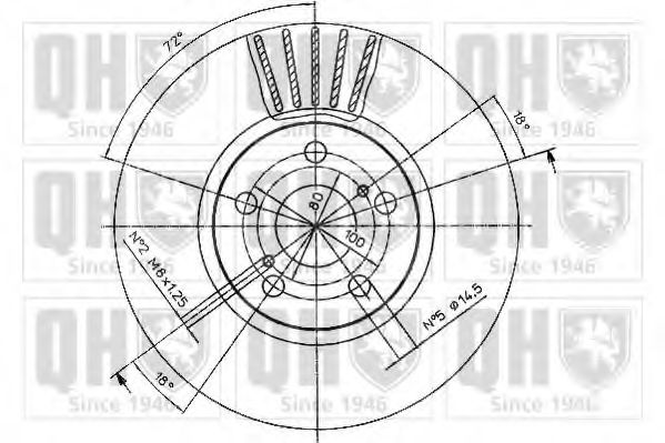 Тормозной диск AE ADT34385