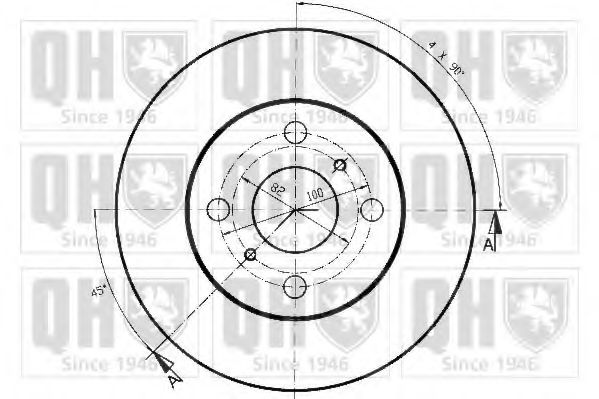 Тормозной диск AE ADT343113