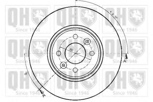 Тормозной диск A.P. BG3430
