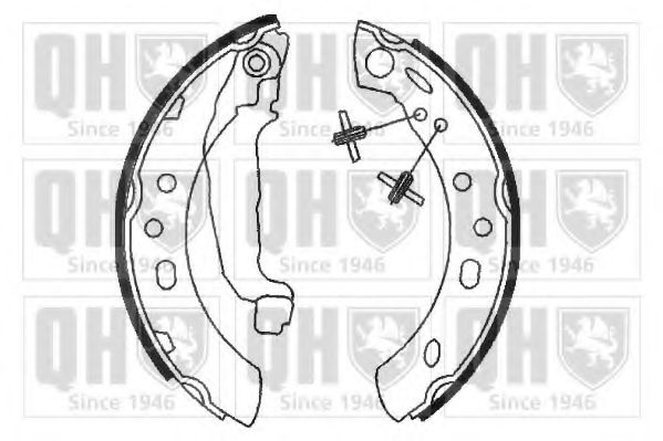 Комплект тормозных колодок QUINTON HAZELL BS886