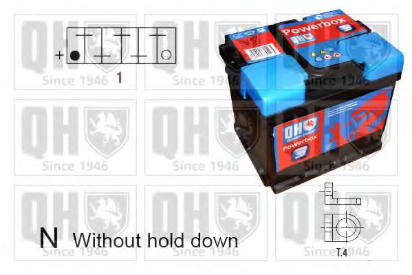 Стартерная аккумуляторная батарея QUINTON HAZELL QBT101R3