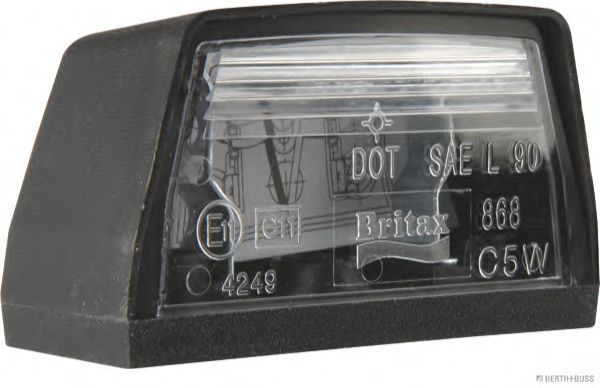 Фонарь освещения номерного знака HERTH+BUSS ELPARTS 84750028