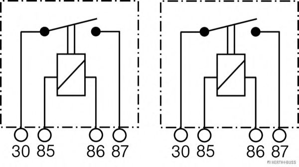 Реле, рабочий ток HC-PARTS 160267