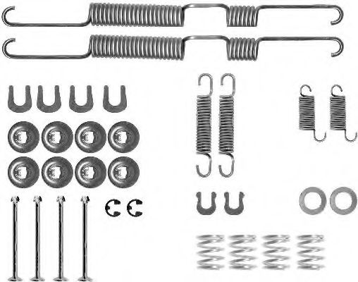 Комплектующие, тормозная колодка MINTEX MBA698