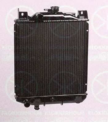 Радиатор, охлаждение двигателя KLOKKERHOLM 6811302030