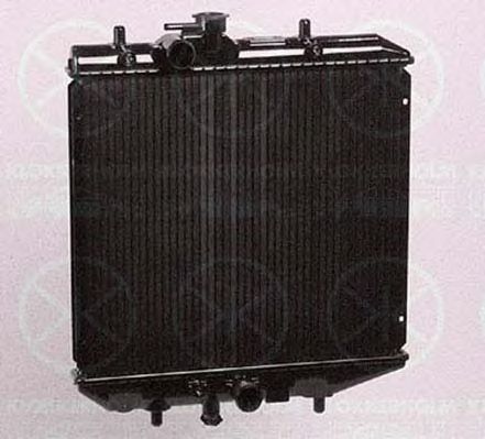 Радиатор, охлаждение двигателя KLOKKERHOLM 1222302024