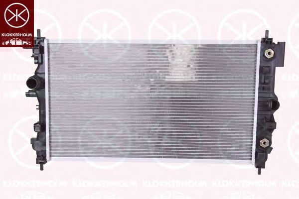 Радиатор, охлаждение двигателя KLOKKERHOLM 5053302547
