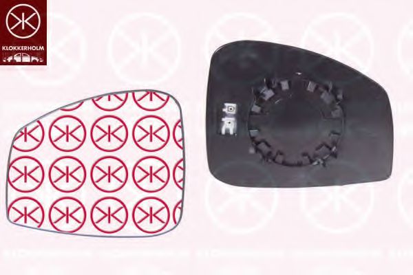 Зеркальное стекло, наружное зеркало KLOKKERHOLM 60441064