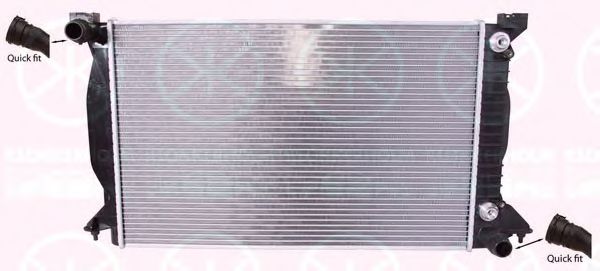 Радиатор, охлаждение двигателя KLOKKERHOLM 0019302207