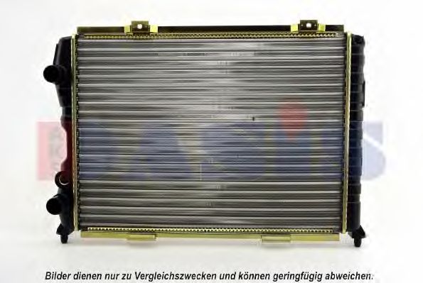 Радиатор, охлаждение двигателя AKS DASIS 01002056