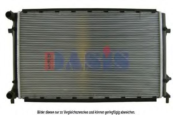 Радиатор, охлаждение двигателя AKS DASIS VWA2205