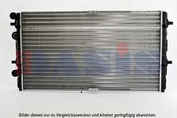 Радиатор, охлаждение двигателя AKS DASIS VWA2180