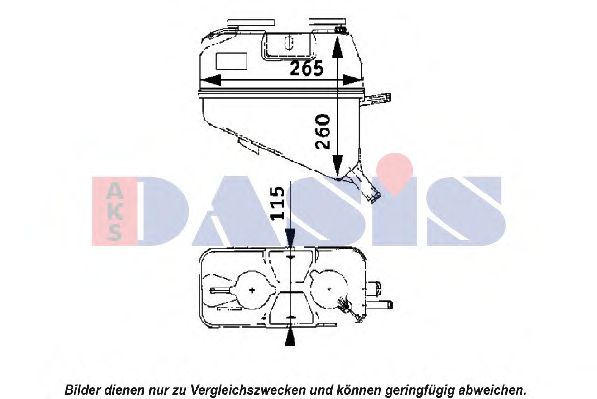 Компенсационный бак, охлаждающая жидкость BEHR HELLA SERVICE 1202213