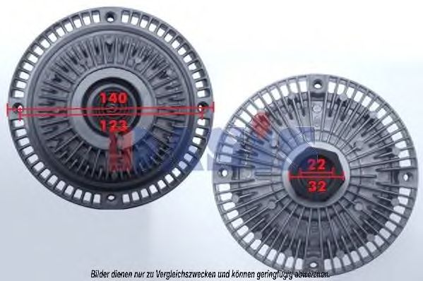 Сцепление, вентилятор радиатора AKS DASIS AIC285
