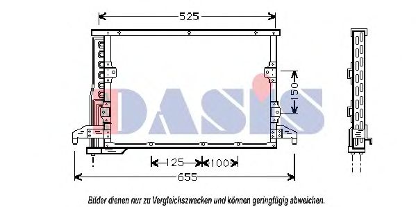 Конденсатор, кондиционер AKS DASIS 052240N