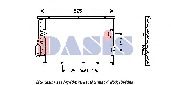 Конденсатор, кондиционер AKS DASIS 053300N