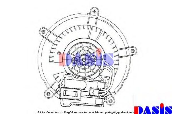 Вентилятор салона AKS DASIS 058011N