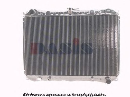 Радиатор, охлаждение двигателя AKS DASIS DN2126