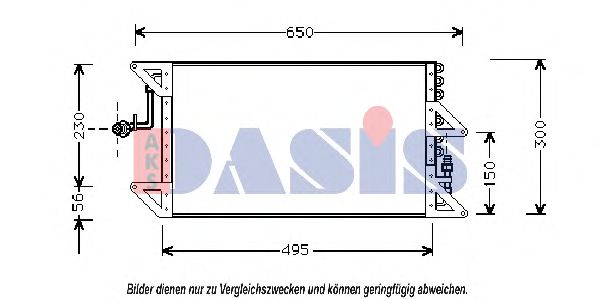 Конденсатор, кондиционер AKS DASIS 082110N