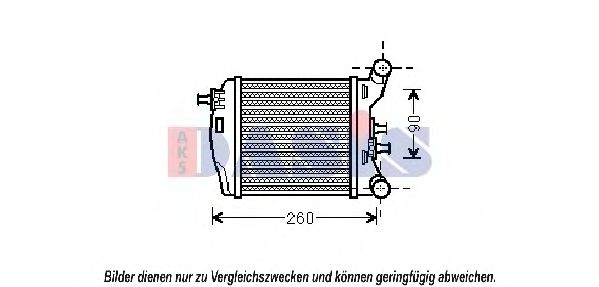 Интеркулер AKS DASIS FT4376